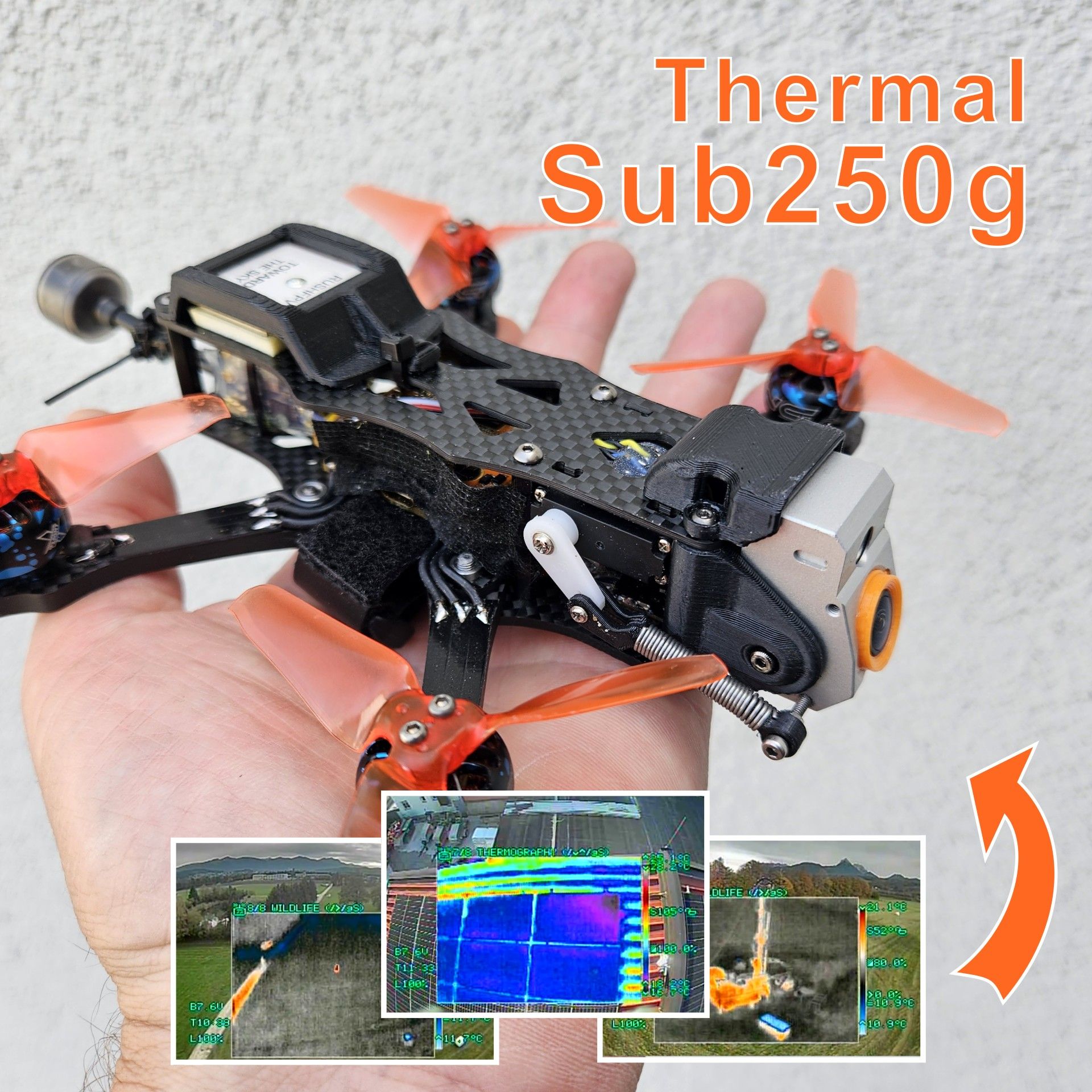 Sub250g Thermal Imaging Quad - Apex3IR